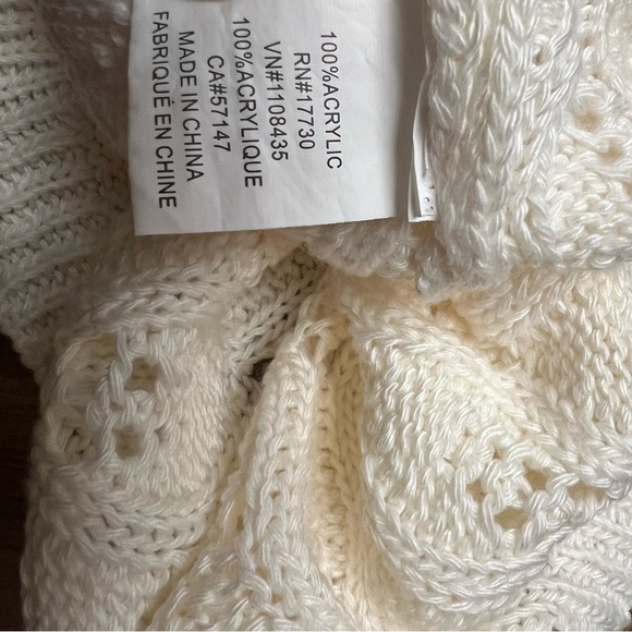 🆕 Mossimo - Ladies Knit Fall / Winter Hat - One Size - White / Ivory - Picture 2 of 6